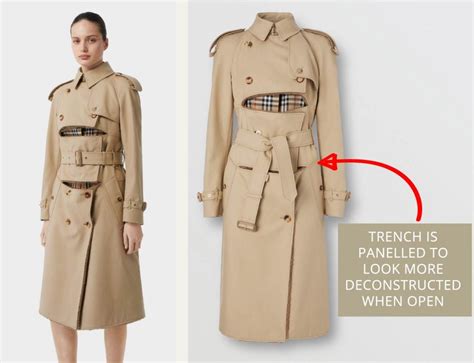 burberry cut off trench